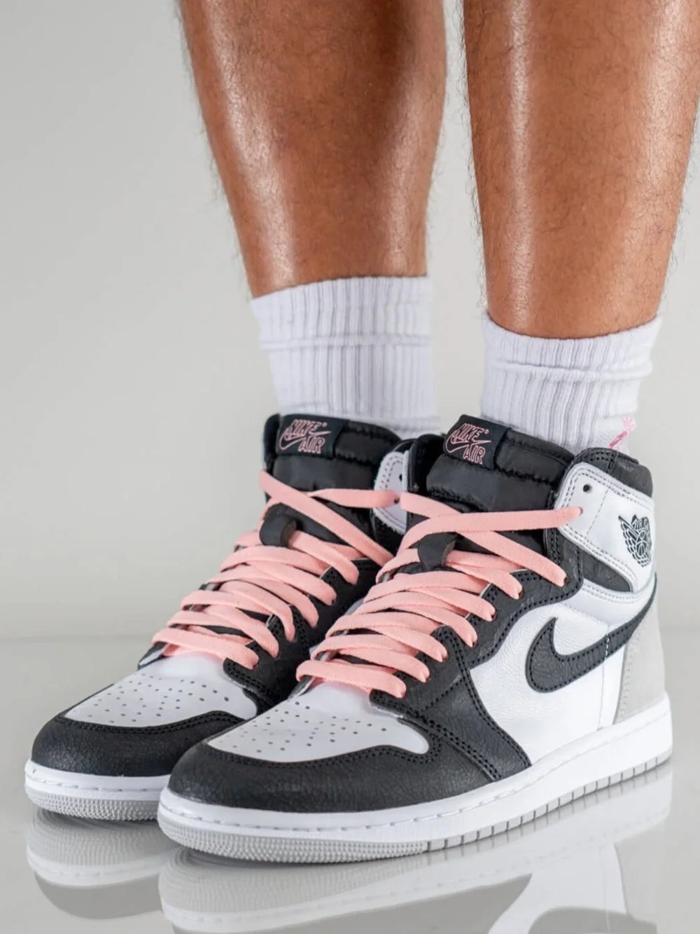 Nike Air Jordan 1 Retro High OG Stage Haze Bleached Coral - Men's Size 9
